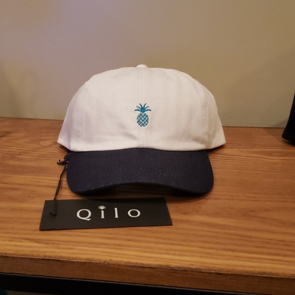 PINEAPPLE TWO-TONE CAP IN GLACIER WHITE & INDIGO D